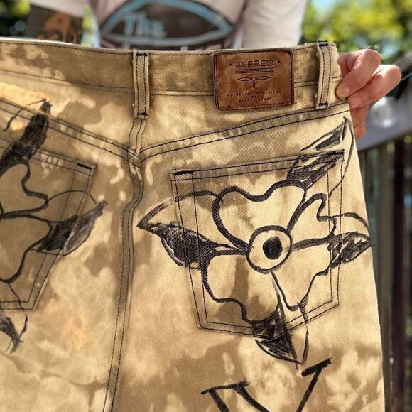 Vintage 90’s Alfred Sung high waisted jeans / size 12 - Picture 12 of 12